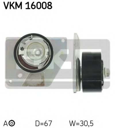 VKM16008 SKF Натяжной ролик, ремень ГРМ