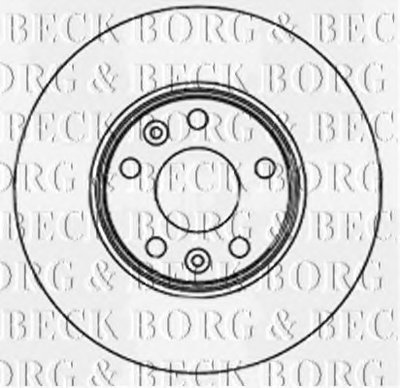 BBD5163 BORG & BECK Тормозной диск