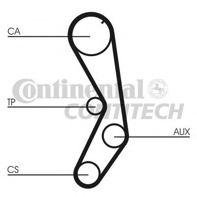 CT605 CONTITECH Ремень ГРМ