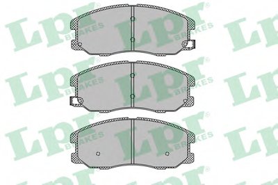 05P1322 LPR Комплект тормозных колодок, дисковый тормоз