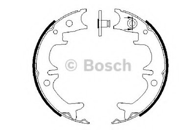 Комплект тормозных колодок, стояночная тормозная система BOSCH купить