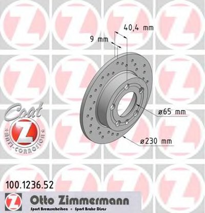 Тормозной диск SPORT BRAKE DISC COAT Z ZIMMERMANN купить