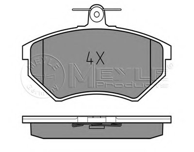 0252016816 MEYLE Комплект тормозных колодок, дисковый тормоз