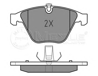 Комплект тормозных колодок, дисковый тормоз MEYLE купить