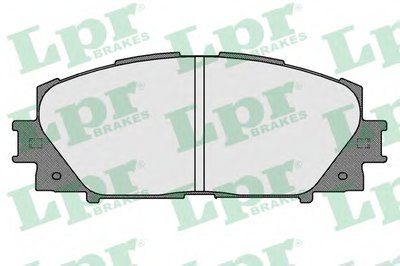 05P1529 LPR Комплект тормозных колодок, дисковый тормоз