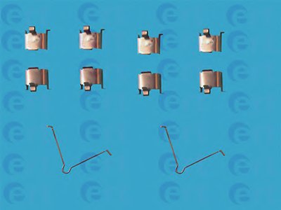 420015 ERT Комплектующие, колодки дискового тормоза