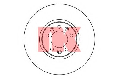203734 NK Тормозной диск