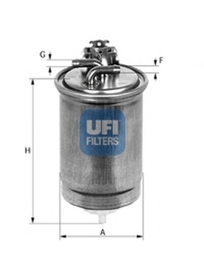 2442400 UFI Топливный фильтр