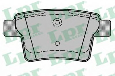 05P1326 LPR Комплект тормозных колодок, дисковый тормоз