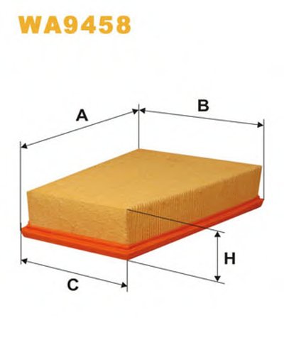 WA9458 WIX FILTERS Воздушный фильтр