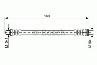 1987476629 BOSCH Тормозной шланг