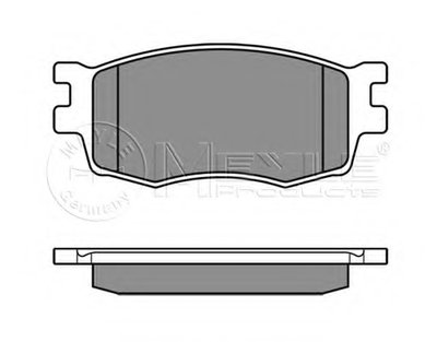 0252431717W MEYLE Комплект тормозных колодок, дисковый тормоз