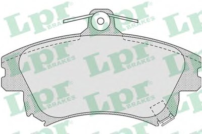 05P711 LPR Комплект тормозных колодок, дисковый тормоз