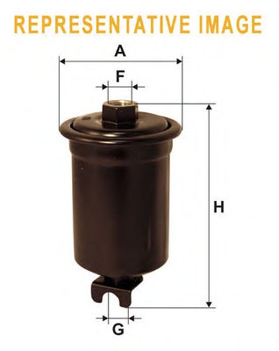 WF8119 WIX FILTERS Топливный фильтр