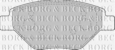 BBP1851 BORG & BECK Комплект тормозных колодок, дисковый тормоз