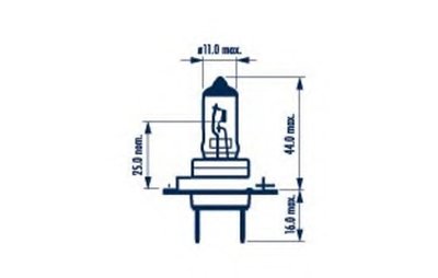 48328 NARVA Лампа накаливания, фара дальнего света; Лампа накаливания, основная фара; Лампа накаливания, противотуманная фара; Лампа