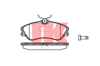 221963 NK Комплект тормозных колодок, дисковый тормоз