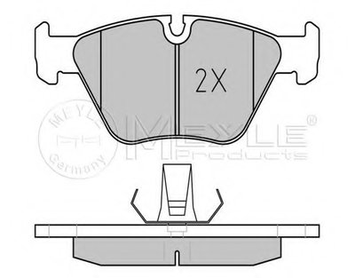 0252199020 MEYLE Комплект тормозных колодок, дисковый тормоз