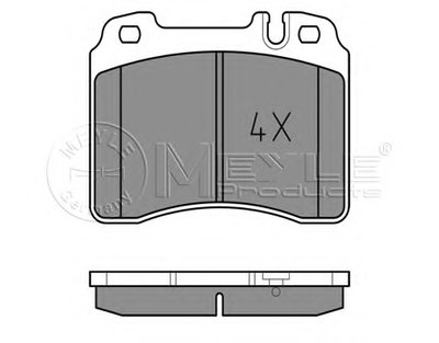 0252115317 MEYLE Комплект тормозных колодок, дисковый тормоз