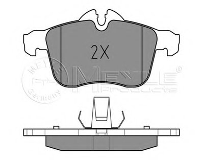 0252833219W MEYLE Комплект тормозных колодок, дисковый тормоз