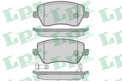 05P1229 LPR Комплект тормозных колодок, дисковый тормоз