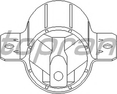 110982 TOPRAN Подвеска, ступенчатая коробка передач