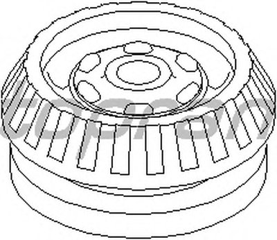 200440 TOPRAN Опора стойки амортизатора
