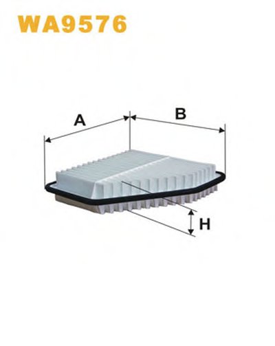 WA9576 WIX FILTERS Воздушный фильтр