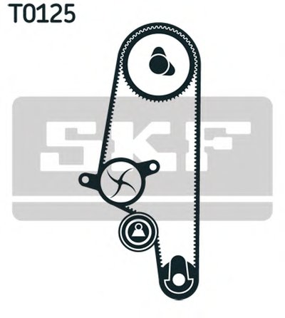 VKMA01106 SKF Комплект ремня ГРМ