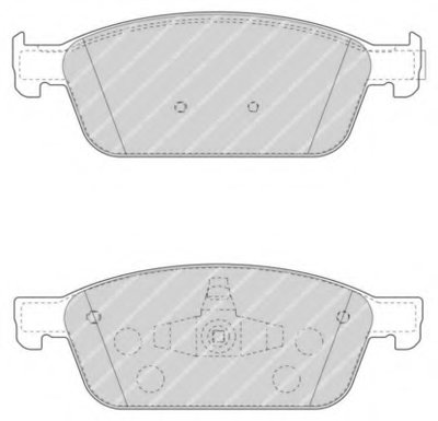 Комплект тормозных колодок, дисковый тормоз PREMIER FERODO купить