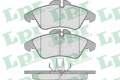 05P608 LPR Комплект тормозных колодок, дисковый тормоз