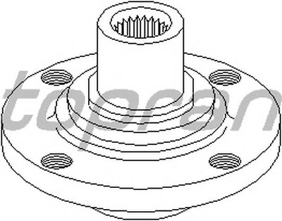104315 TOPRAN ? колесн. ступицы =