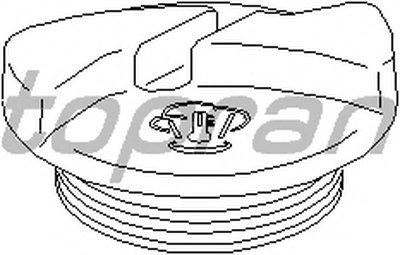 111311 TOPRAN Крышка, резервуар охлаждающей жидкости