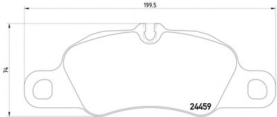 8DB355013801 HELLA PAGID Комплект тормозных колодок, дисковый тормоз