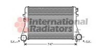 58004227 VAN WEZEL Интеркулер