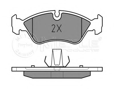 0252186217 MEYLE Комплект тормозных колодок, дисковый тормоз