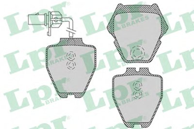 05P1121 LPR Комплект тормозных колодок, дисковый тормоз