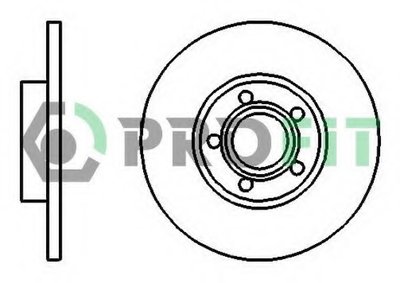 50100324 PROFIT Тормозной диск
