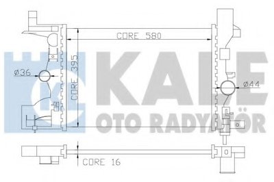 Радиатор, охлаждение двигателя KALE OTO RADYATÖR купить