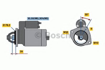 0001108230 BOSCH Стартер