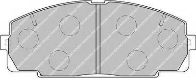 FVR1884 FERODO Комплект тормозных колодок, дисковый тормоз