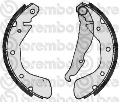 S59513 BREMBO Комплект тормозных колодок