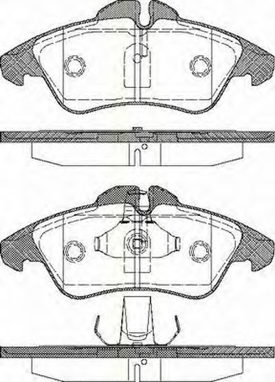 811023008 TRISCAN Комплект тормозных колодок, дисковый тормоз