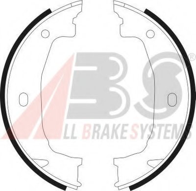 Комплект тормозных колодок, стояночная тормозная система A.B.S. купить