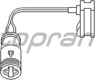 112102 TOPRAN Датчик, износ тормозных колодок