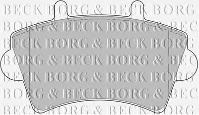 BBP1746 BORG & BECK Комплект тормозных колодок, дисковый тормоз