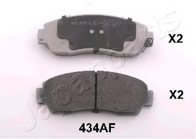 PA434AF JAPANPARTS Комплект тормозных колодок, дисковый тормоз