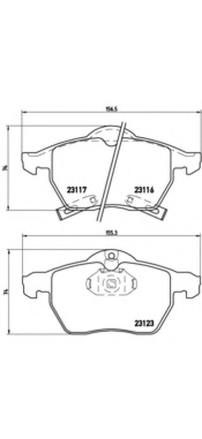 P59048 BREMBO Комплект тормозных колодок, дисковый тормоз