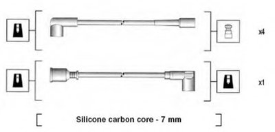 Комплект проводов зажигания MAGNETI MARELLI купить