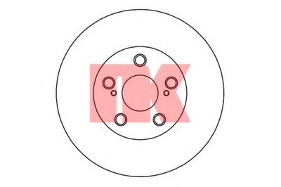 204572 NK Тормозной диск